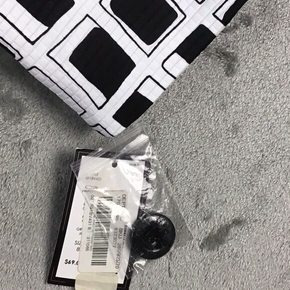 Investments Women’s Size 8 Black White Square Block Pattern Career Jacket NWT - Picture 3 of 16